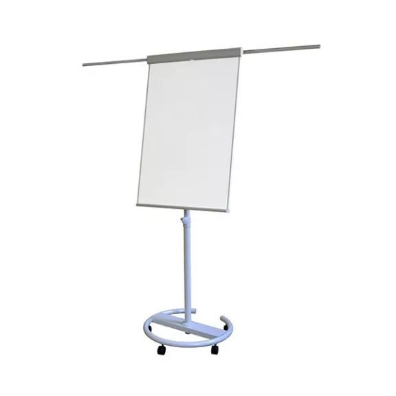 Flipchart tábla MEMOBE mágneses felület 68x105cm 2 db segédkarral mobil állítható magasság Flipchart tábla MEMOBE mágneses felület 68x105cm 2 db segédkarral mobil állítható magasság
