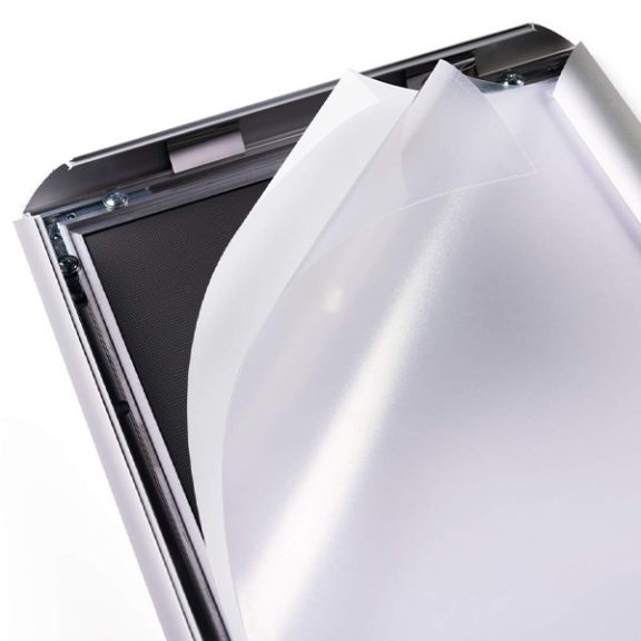 Plakátkeret DURABLE A/4 fali alumínium ezüst