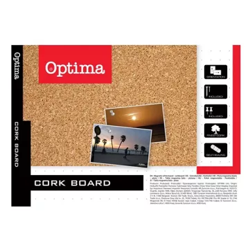 Parafatábla OPTIMA aluminium keret 45x60 cm