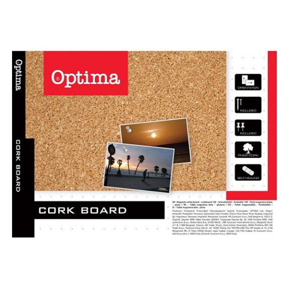 Parafatábla OPTIMA fakeret 40x60 cm