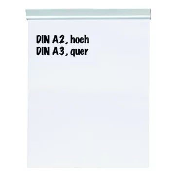 Iratrögzítő sín MAUL alumínium öntapadós 42,8cm