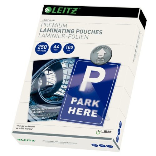 Lamináló fólia LEITZ A/4 250 mikron 100 íves fényes