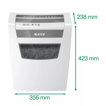   Iratmegsemmisítő LEITZ IQ Home Office konfetti P4 10 lap fehér