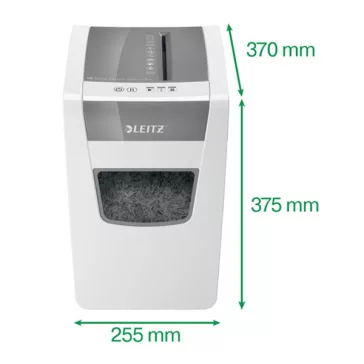   Iratmegsemmisítő LEITZ IQ Slim Home Office konfetti P4 10 lap fehér