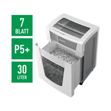   Iratmegsemmisítő LEITZ IQ Office Pro mikrokonfetti P5+ 5 lap fehér