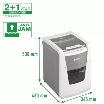   Iratmegsemmisítő LEITZ IQ Autofeed smallOffice 100 P5 Pro mikrokonfetti 6 lap