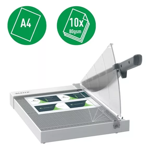 Vágógép LEITZ Precision Home Office A/4 karos 10 lap A Vágógép LEITZ Precision Home Office A/4 karos 10 lap A