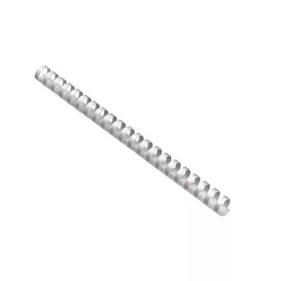 Iratspirál műanyag 14mm 81-100 lap fehér 100/dob Iratspirál műanyag 14mm 81-100 lap fehér 100/dob