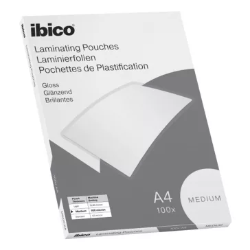 Lamináló fólia IBICO A/4 100 mikron fényes 100 ív/csom
