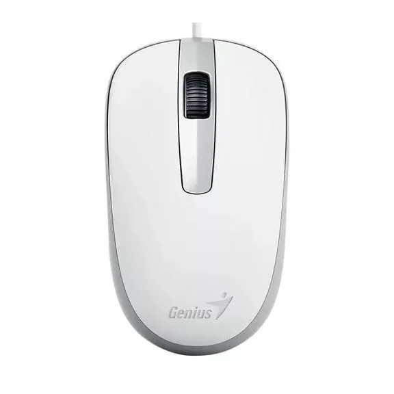 Egér vezetékes GENIUS DX-120 USB fehér Egér vezetékes GENIUS DX-120 USB fehér