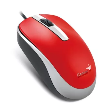 Egér vezetékes GENIUS DX-120 USB piros