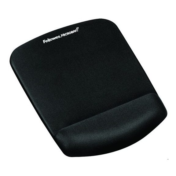 Egéralátét habtöltésű csuklótámasszal FELLOWES PlushTouch fekete