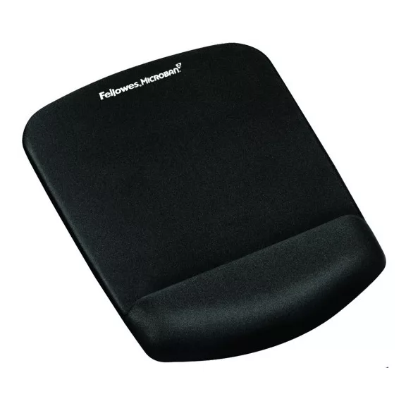 Egéralátét habtöltésű csuklótámasszal FELLOWES PlushTouch fekete