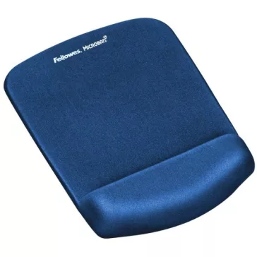   Egéralátét habtöltésű csuklótámasszal FELLOWES PlushTouch kék