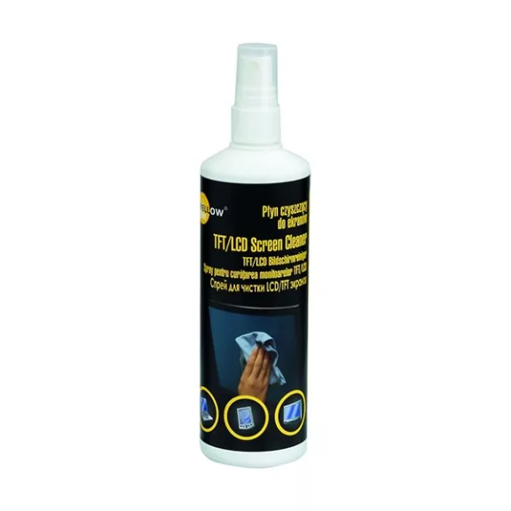 Tisztító spray YELLOW ONE TFT/LCD/LED képernyőhöz 250 ml Tisztító spray YELLOW ONE TFT/LCD/LED képernyőhöz 250 ml