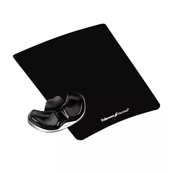 Tenyértámasz FELLOWES Health-V Crystal fekete Tenyértámasz FELLOWES Health-V Crystal fekete