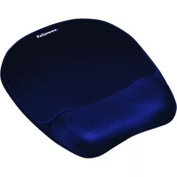   Egéralátét habtöltésű csuklótámasszal FELLOWES Memory Foam zafírkék