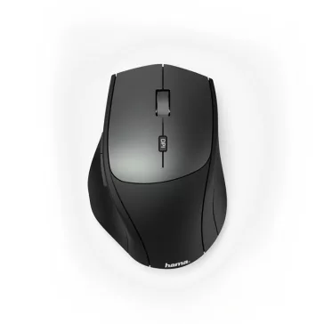   Egér vezeték nélküli HAMA MW-600 2,4 GHz + USB-C 2400 DPI fekete