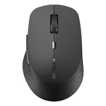   Egér vezeték nélküli RAPOO M300 bluetooth 2,4 GHz 6 gombos sötétszürke