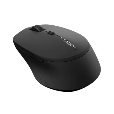   Egér vezeték nélküli RAPOO M300 bluetooth 2,4 GHz 6 gombos sötétszürke