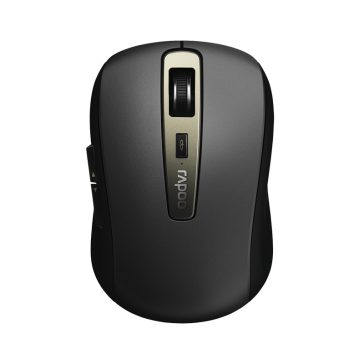   Egér vezeték nélküli RAPOO MT350 bluetooth 2,4 GHz 6 gombos fekete