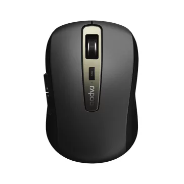   Egér vezeték nélküli RAPOO MT350 bluetooth 2,4 GHz 6 gombos fekete