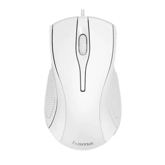 Egér vezetékes HAMA MC-200 USB 1200 DPI fehér Egér vezetékes HAMA MC-200 USB 1200 DPI fehér