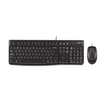   Billentyűzet + egér vezetékes LOGITECH MK120 HUN USB fekete