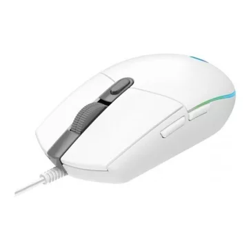   Egér vezetékes LOGITECH G102 LightSync USB 6 gombos 8000 DPI fehér