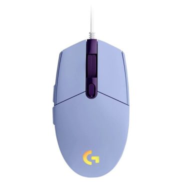   Egér vezetékes LOGITECH G102 LightSync USB 6 gombos 8000 DPI lila