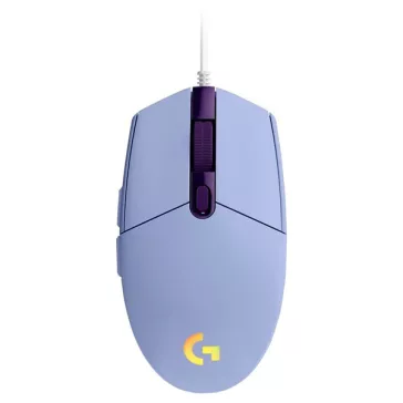   Egér vezetékes LOGITECH G102 LightSync USB 6 gombos 8000 DPI lila