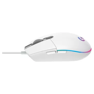   Egér vezetékes LOGITECH G203 Lightsync USB 6 gombos 8000 DPI fehér
