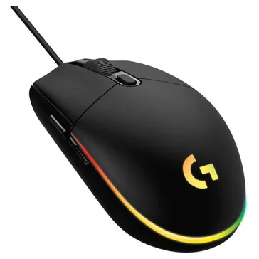   Egér vezetékes LOGITECH G203 LightSync USB 6 gombos 8000 DPI fekete