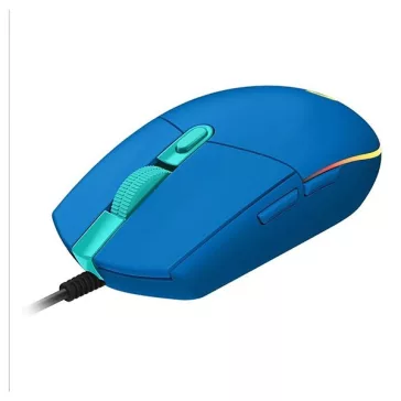   Egér vezetékes LOGITECH G203 LightSync USB 6 gombos 8000 DPI kék