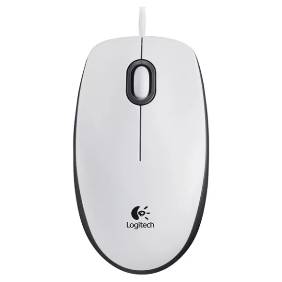 Egér vezetékes LOGITECH M100 USB 1000 DPI fehér Egér vezetékes LOGITECH M100 USB 1000 DPI fehér
