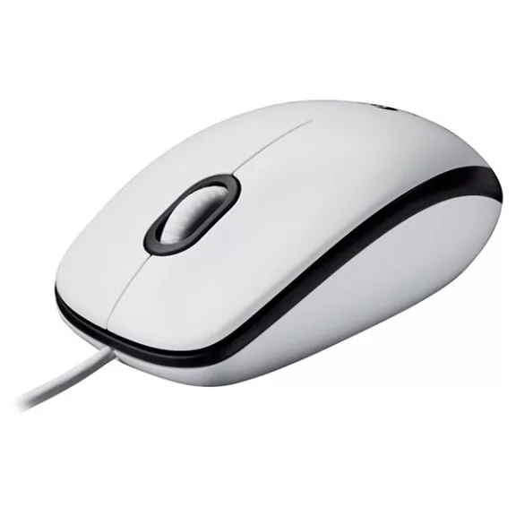 Egér vezetékes LOGITECH M100 USB 1000 DPI fehér Egér vezetékes LOGITECH M100 USB 1000 DPI fehér