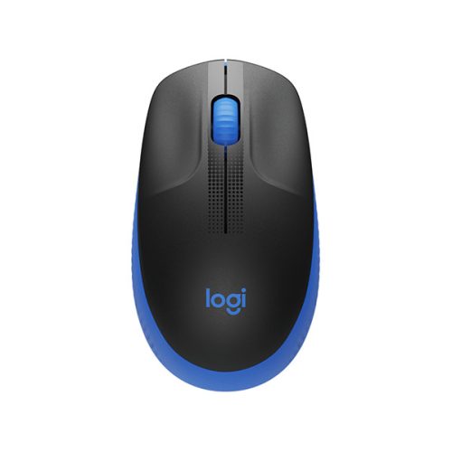 Egér vezeték nélküli LOGITECH M190 2,4 Ghz 1000 DPI kék
