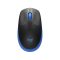 Egér vezeték nélküli LOGITECH M190 2,4 Ghz 1000 DPI kék