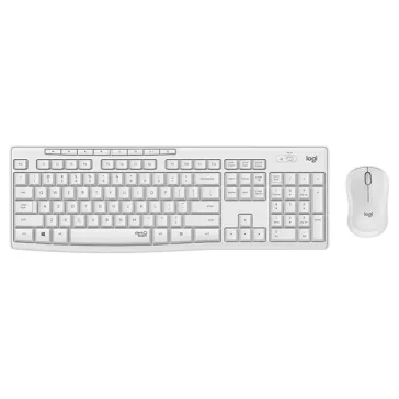   Billentyűzet + egér vezeték nélküli LOGITECH MK295 Silent HUN 2,4 Ghz fehér