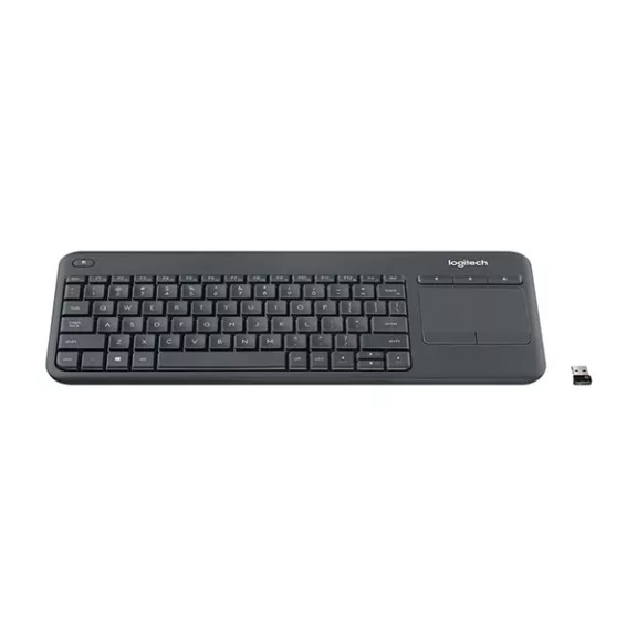 Billentyűzet vezeték nélküli LOGITECH K400 Plus Touchpad fekete Billentyűzet vezeték nélküli LOGITECH K400 Plus Touchpad fekete