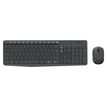   Billentyűzet vezeték nélküli LOGITECH MK235 HUN 2,4 Ghz szürke