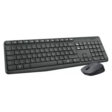   Billentyűzet vezeték nélküli LOGITECH MK235 HUN 2,4 Ghz szürke