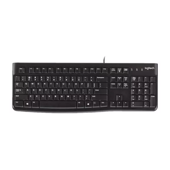 Billentyűzet vezetékes LOGITECH K120 USB fekete Billentyűzet vezetékes LOGITECH K120 USB fekete