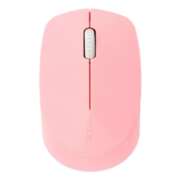   Egér vezeték nélküli RAPOO M100 Silent Bluetooth 2,4 Ghz 1300 DPI rózsaszín