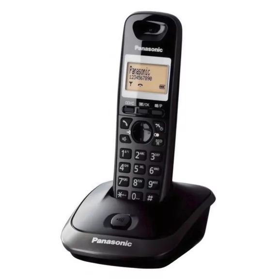 Telefon PANASONIC KX-TG2511HGT DECT asztali vezeték nélküli fekete Telefon PANASONIC KX-TG2511HGT DECT asztali vezeték nélküli fekete