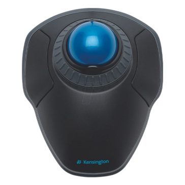   Egér vezetékes KENSINGTON optikai Orbit Trackball görgető gyűrűvel fekete/kék