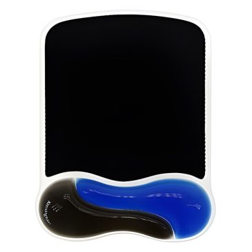   Egéralátét géltöltésű csuklótámasszal KENSINGTON DuoGel fekete-kék