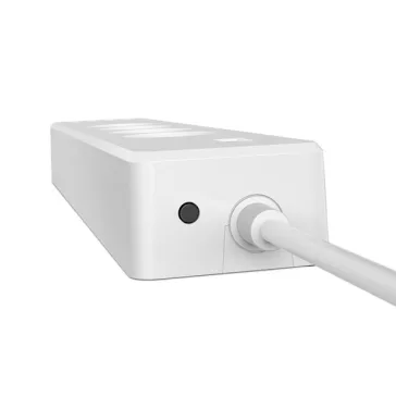   Kábel hosszabbító HAMA 4 aljzat + 4xUSB-A 1,7m túlfeszültség védett okos WIFI fehér