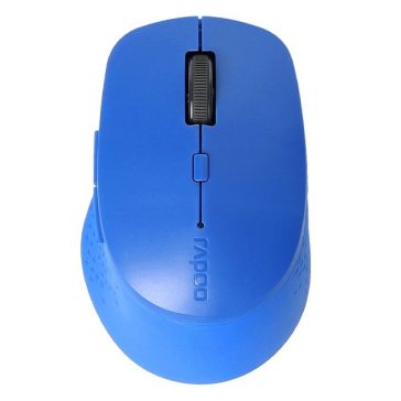   Egér vezeték nélküli RAPOO M300 Bluetooth 2,4 GHz 6 gombos kék