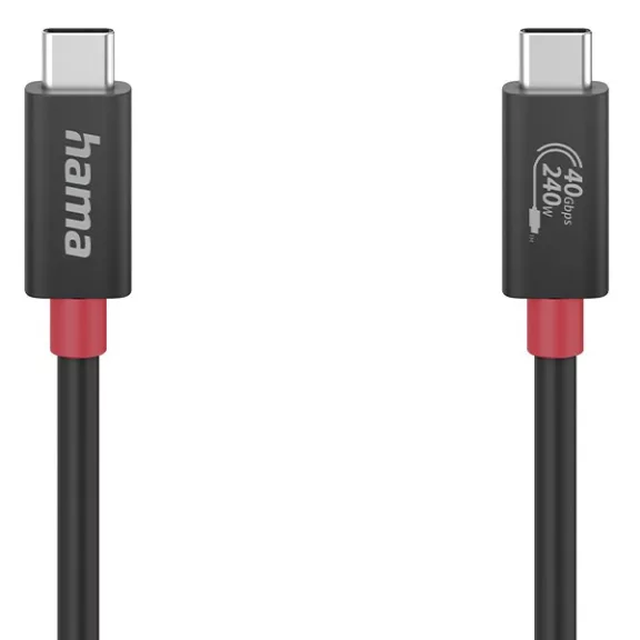 Adatkábel HAMA USB-C 40Gbit/s 1m